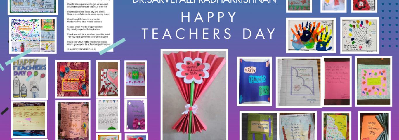 TEACHERS DAY ACTIVITES made by Students